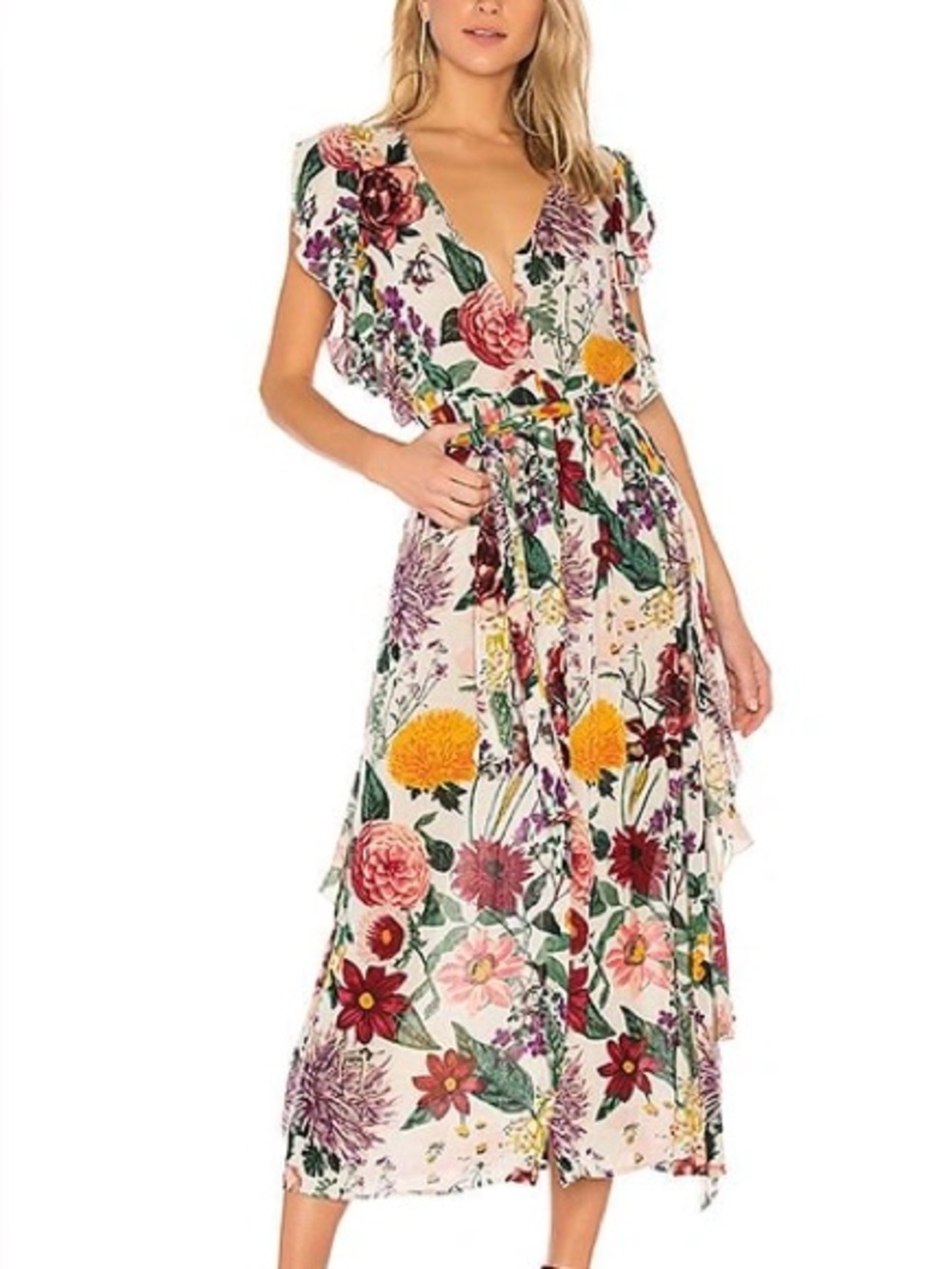 Free People Dana Floral Maxi Dress - Picture 9 of 11